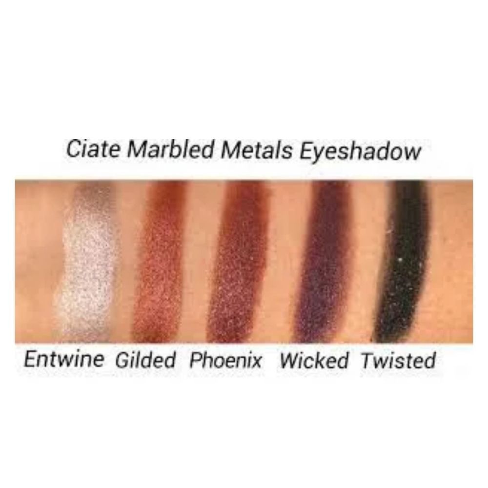 ❇️WICKED Ciate DISCONTINUED Marbled Metals Metallic Glitter Shadow NWT - Picture 3 of 6
